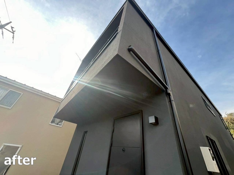 ジョリパット外壁塗装工事　川崎市多摩区　工事後