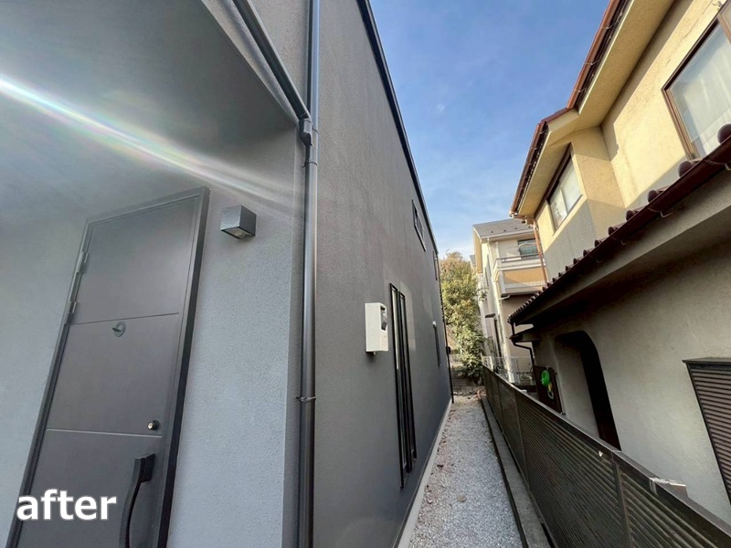 ジョリパット外壁塗装工事　川崎市多摩区　工事後