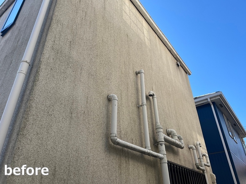 ジョリパット外壁塗装工事　川崎市多摩区　工事前