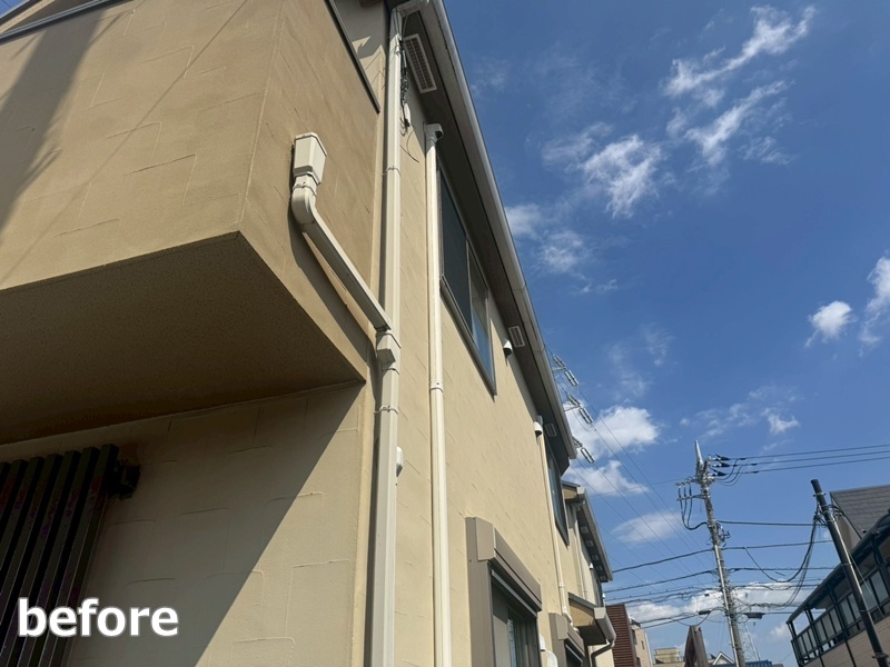 ジョリパット外壁塗装工事　東京都世田谷区　工事前
