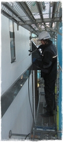 東京都世田谷区住宅外壁塗装工事　壁面塗り替え工事