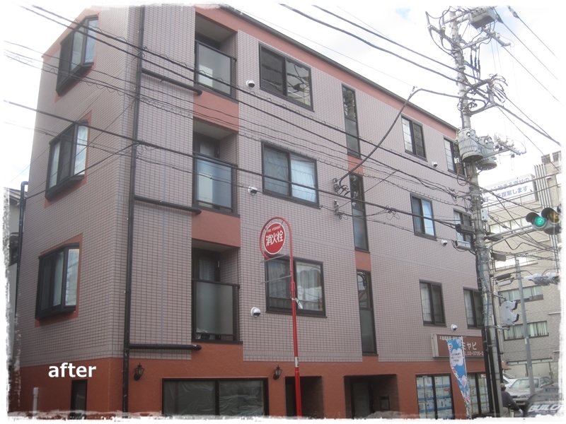世田谷区マンション外壁塗装改修工事