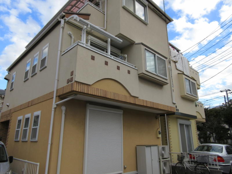 川崎市中原区住宅　外壁塗装屋根の塗り替え工事完了