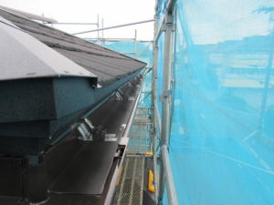 横浜市青葉区住宅外壁塗装工事と雨どい交換工事