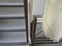 螺旋階段のタキステップ5Ｗ施工後は清潔感のある仕上がり